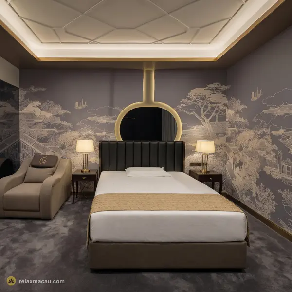 曼濠水疗壁画睡房套房