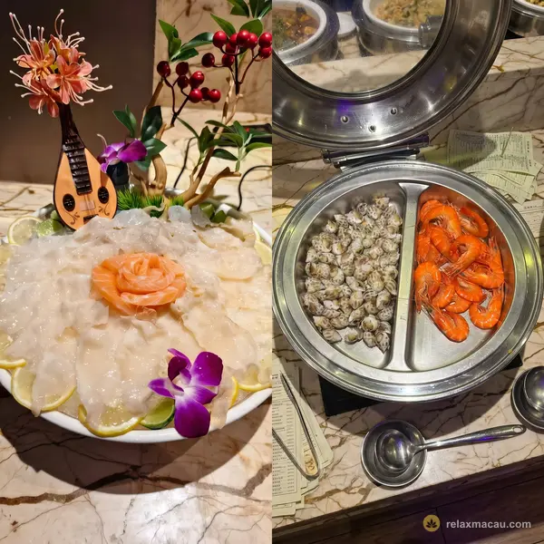帝湖桑拿海鲜贝类拼盘
