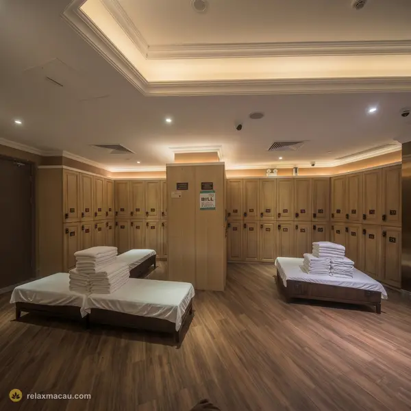 凯旋桑拿木质更衣室